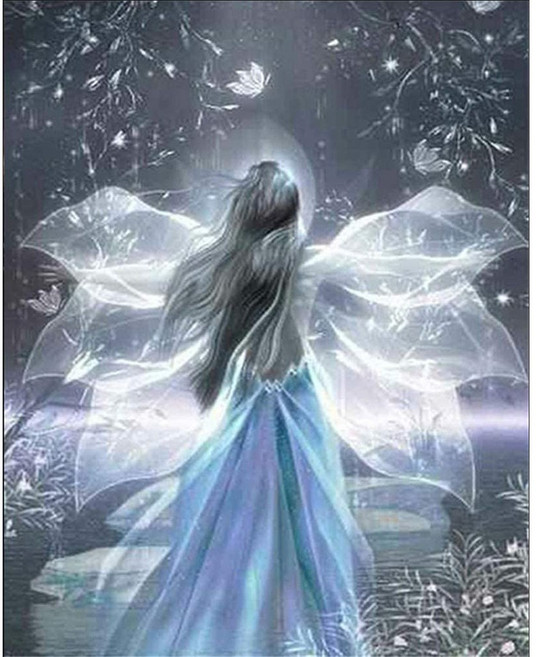 보석십자수 3D 인테리어 요정공주 diy 세트 210923453, 60cm*75cm, 원형비즈, 1개