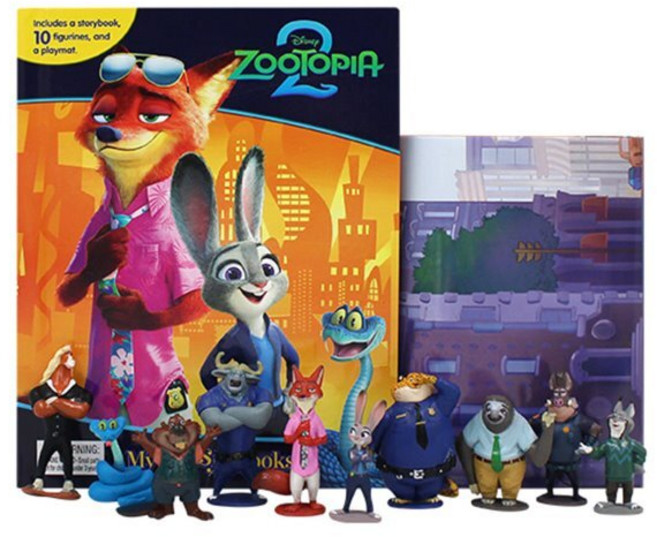 Disney Zootopia 2 My Busy Books - 디즈니 주토피아 2 비지북 피규어 책 - Phidal, Disney Zootopia 2 My Busy Book