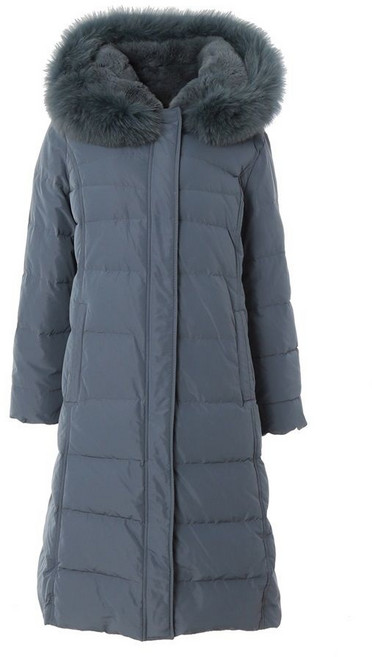 [공식] 폭스 탈부착 구스 후드 롱 패딩 TJ4FA22