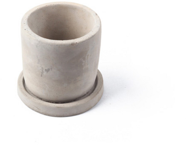 미미네가든 유럽풍 시멘트 화분 8cm (받침포함), 단품, 1개