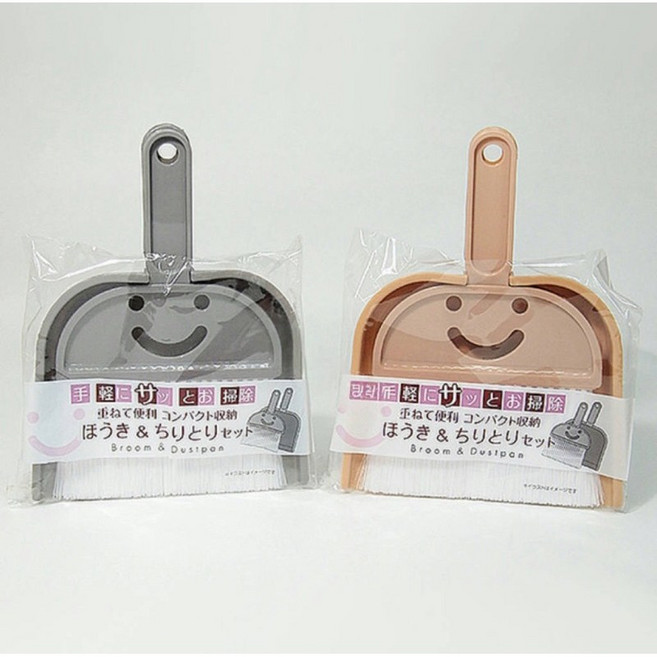 小掃把組 藕色/灰色/卡其色 15.5 x 20.5 公分, 1個