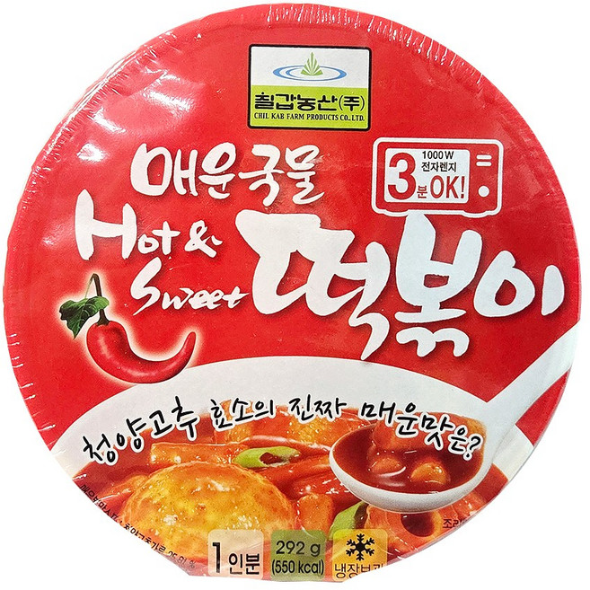 칠갑매운국물떡볶이292g, 292g, 1개