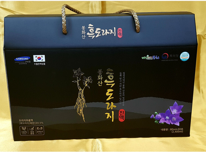 코끼리인삼사 봉화산 흑도라지 진액(80ml 30포), 1개, 2.4L
