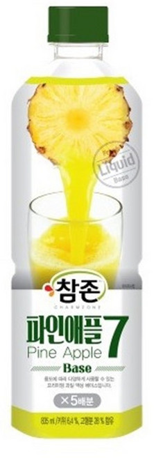 참존식품 파인애플7 원액 주스, 835ml, 12개