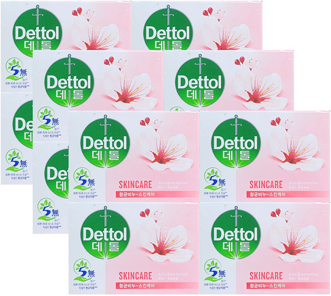 데톨 향균비누 스킨케어, 100g, 12개입