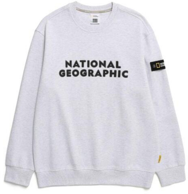 내셔널지오그래픽어패럴 아라얀 로고 긴팔 맨투맨 티셔츠 N241USW040 1857754