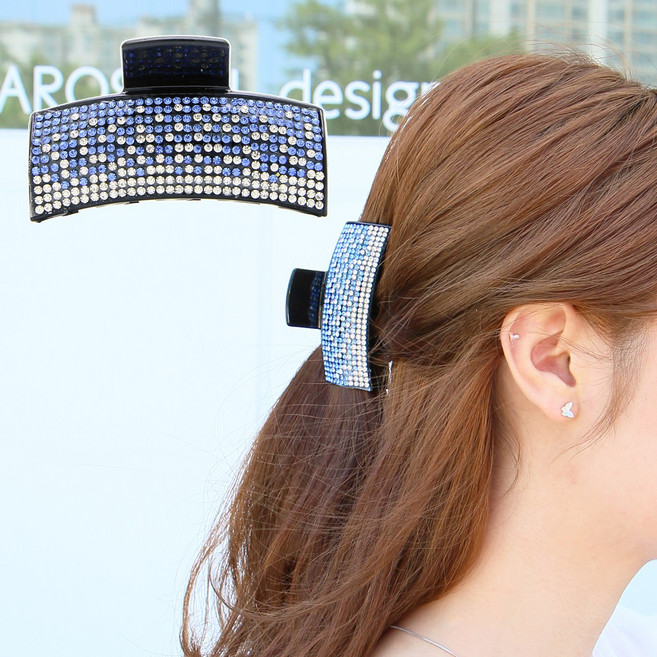 미다미 기본 사각 빅사이즈 집게핀 (2컬러)