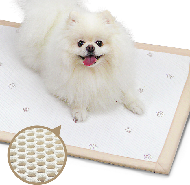 펫조은자리 듀라론 100% 강아지 쿨매트 3D에어매쉬 냉감패드 반려동물 애견 고양이 여름방석, 1개