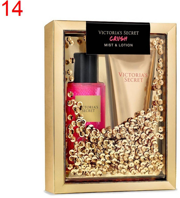 【西寧鹿】Victoria's Secret 維多利亞的秘密 乳液 香氛 身體乳 美國進口, 1個, 編號14 CRUSH禮盒版, 100ml