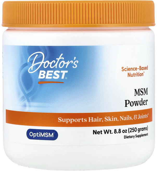 드디어 맛집을 찾앗습니다 Doctor's Best OptiMSM® 함유 MSM 분말 250g(8.8oz) 특상품으로 구성되어잇네요 곧품절, 1개, 250g