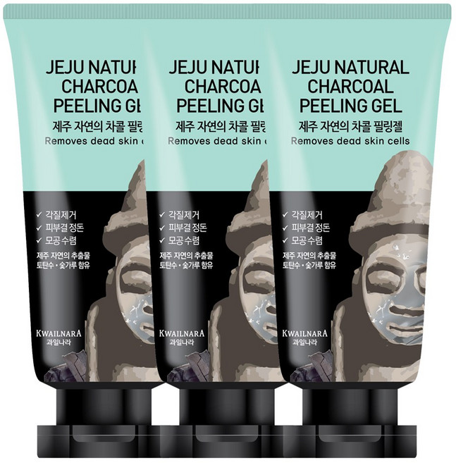 과일나라 제주 자연의 차콜 필링젤, 3개