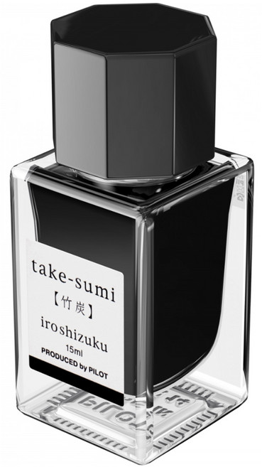 파이롯트 만년필 블랙 잉크 15ml, 1개, take sumi (이로시주쿠 15ml)