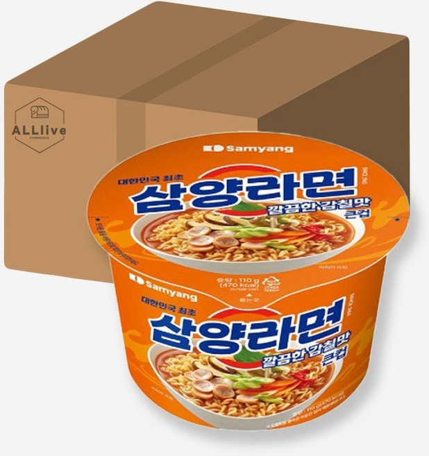 삼양 큰컵 삼양라면 110g, 16개