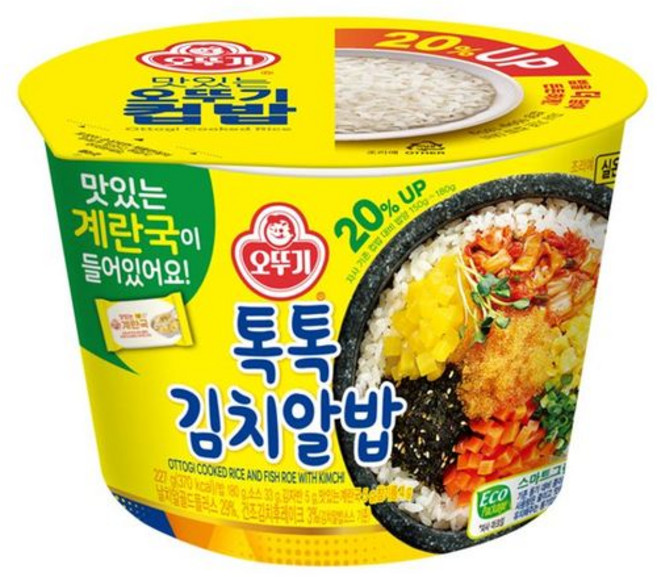 오뚜기 컵밥 톡톡김치알밥, 227g, 6개