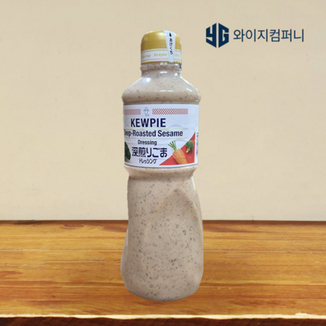 딥로스티드 참깨드레싱 1L 샐러드 큐피 냉두부 소스 깨소스 일식 참깨소스, 큐피참깨소스1000ml, 1개