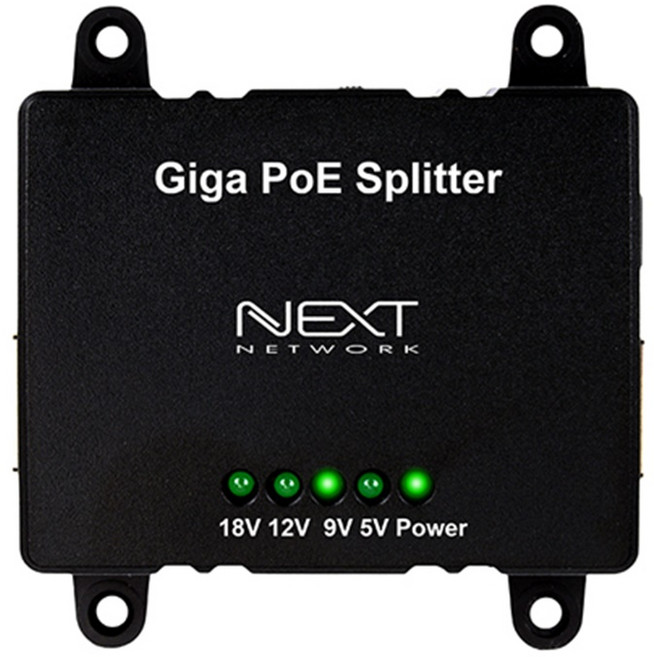 이지넷 NEXT-POE19ST 10/100/1000M PoE+ 스플리터, 1개