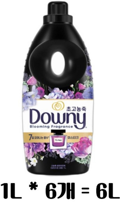 다우니 퍼퓸 섬유유연제 미스티크향 본품, 1L, 30개