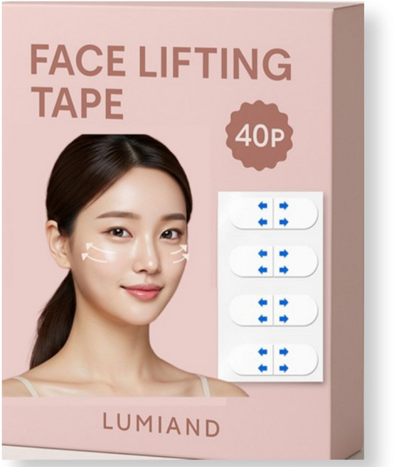 루미앤드 브이 페이스 테이프 갸름 라인, 1개, 투명