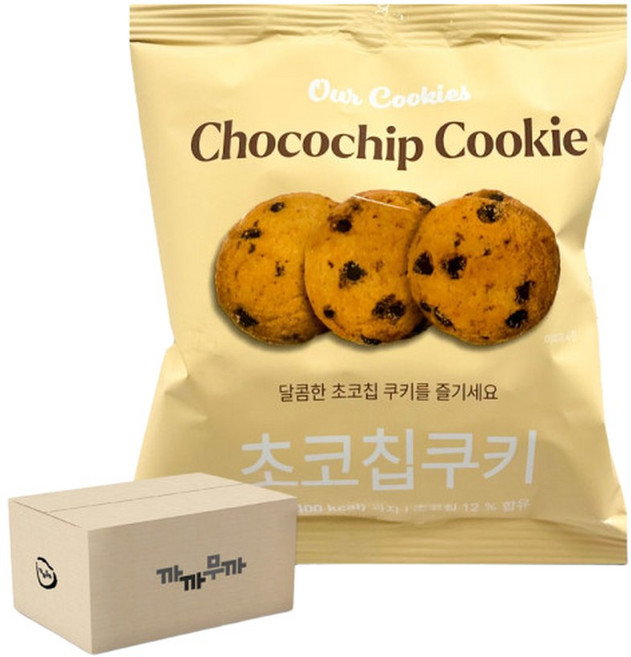 신흥 초코칩쿠키 80g (1박스-20개), 1박스