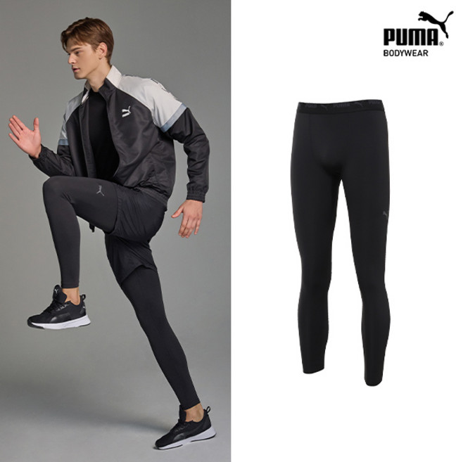 인기재입고 [푸마] 스포츠 스트레치 남성레깅스 남자타이즈 1종 블랙