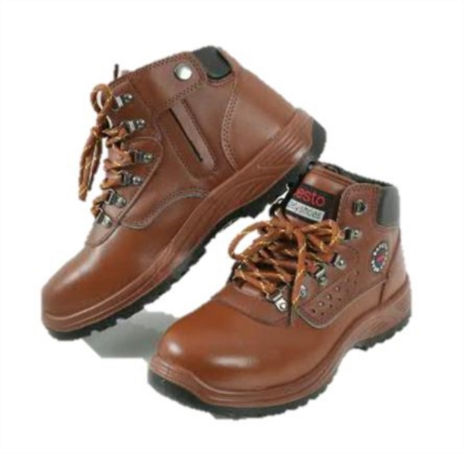 레오파드 안전화 6인치 현장용 건설용 공장용 지퍼 LEO-602