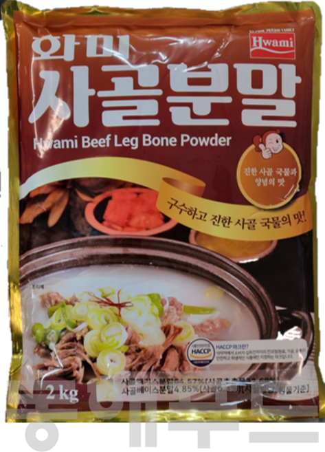 화미 사골분말, 2kg, 5개