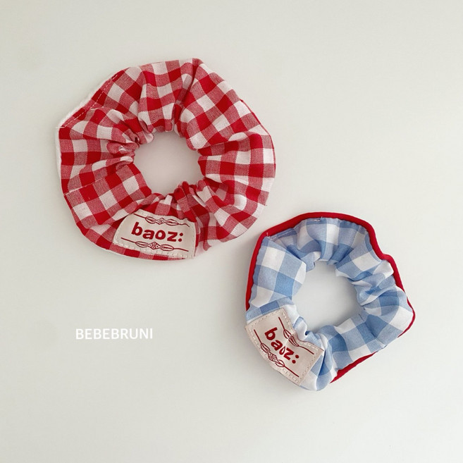 파자마 곱창 머리끈 세트