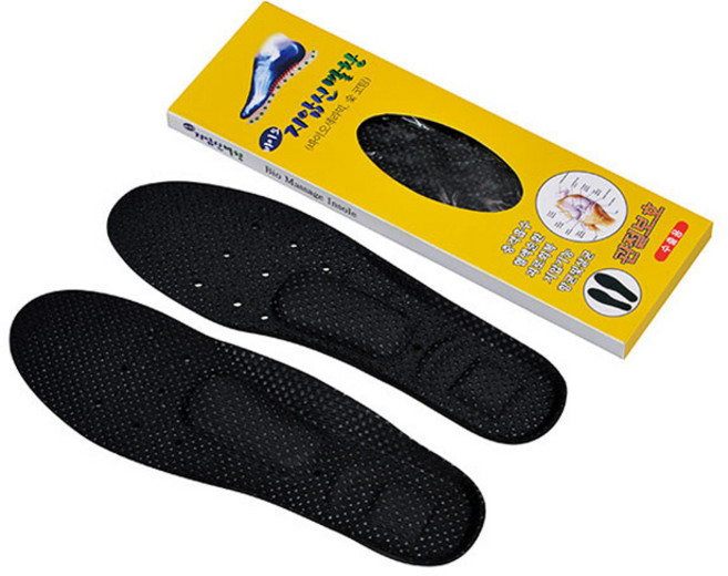 바이오세라믹 용천혈 지압깔창 쿠션 신발창