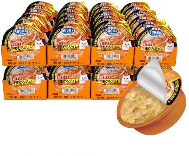 [오늘까까 즉시배송] 이나바 마구로쥬레 (유산균) 고양이 컵 간식, 6개, 65g, 닭가슴살 - 쿠팡