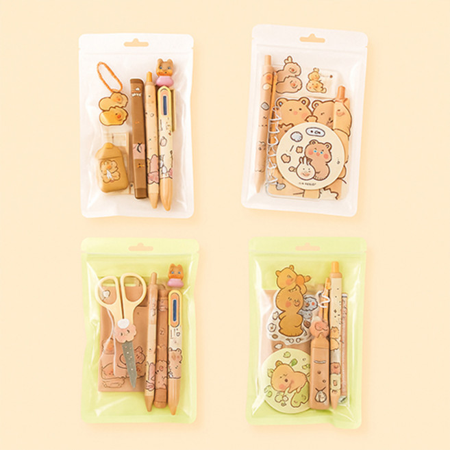 아트필드 카피바라 베스트 문구세트, A타입, 1개, A타입