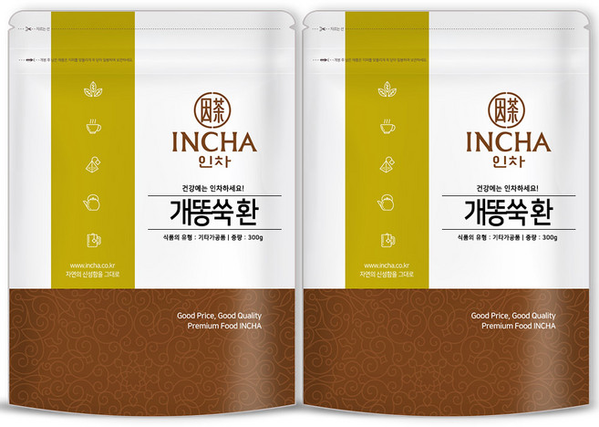인차 개똥쑥환 개똥쑥 잔잎쑥 개땅쑥 환, 300g, 2개