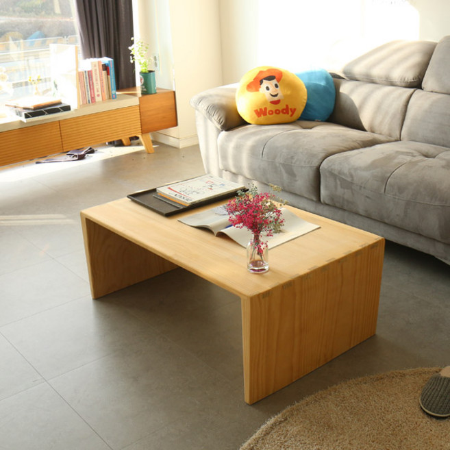 자네트가구 로렌 원목 거실 스퀘어 테이블