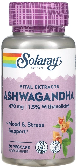 몸관리하세요 겨울입니다 Solaray 아슈와간다 470mg 베지 캡슐 60정 특별관리진행, 1개 - 쿠팡