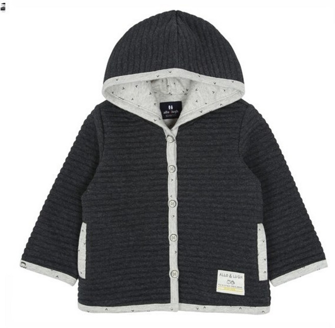 봄겨울)알로누빔점퍼(다크그레) 120호