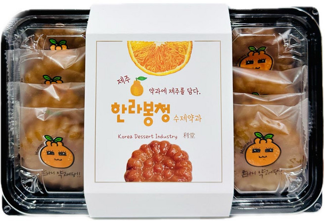 한라봉청 수제 약과 개별포장, 12개, 35g