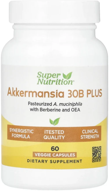 몸관리하세요 겨울입니다 Super Nutrition 아커만시아 300억 플러스 베르베린 포스포리피드 매트릭스 및 OEA 함유 베지 캡슐 60정 특별관리진행, SuperNutrition아커만시아300억플러스베르베린, 1개 - 쿠팡