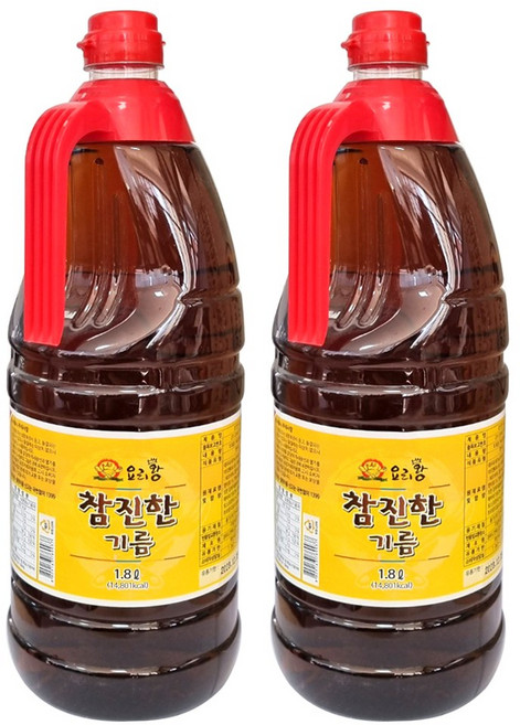참진한기름 1.8L 2개 요리왕 찐한기름