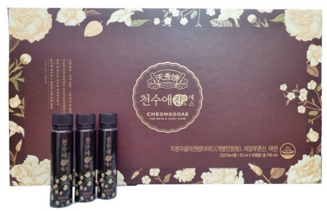 천수애 진 에스 콜라겐 진액 앰플월분 (25mlx30앰플) 서비스상품추가, 1개, 25ml