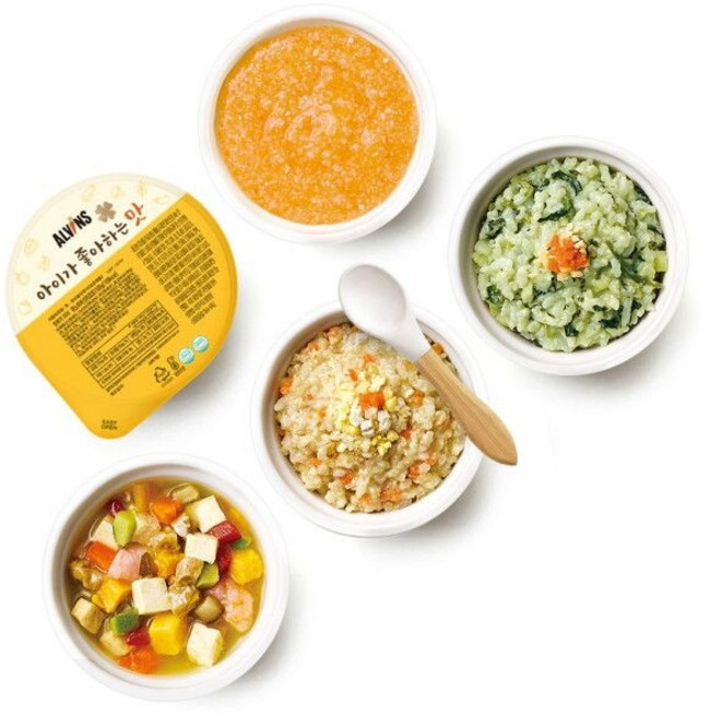 [엘빈즈] NEW 이유식 중기1(6~7개월) 10팩 골고루, [엘빈즈] NEW 이유식 중기1(6~7개월) 10팩 골