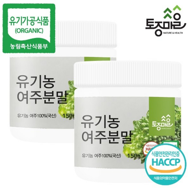 토종마을 유기농 여주분말, 150g, 2개