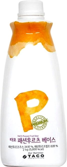 타코 패션후르츠 베이스, 8개, 2kg