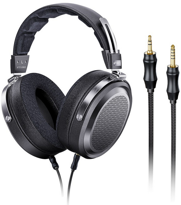 FiiO FT1 Pro HIFI 가정 스튜디오 녹음 고감도용 오픈백 마그네틱 유선 하이파이 헤드폰, FiiO FT1 Pro 오픈 백 평면 마그네틱 유선 하, 철