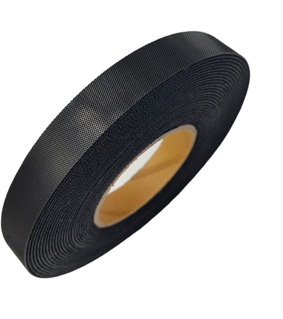 폭 1.5cm 국산 잘라쓰는 전선정리 암수한몸 양면벨크로타이 검정색 슬림형, 10미터 1롤, 1개