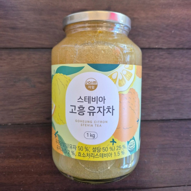 자임 스테비아 고흥 유자차 1kg, 1개, 1개입