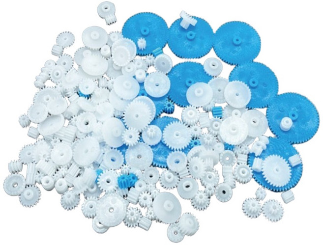 아두이노 활용 로봇만들기용 톱니기어 번들세트 약200개 과학체험교실 시계조립 Wheel, 1세트