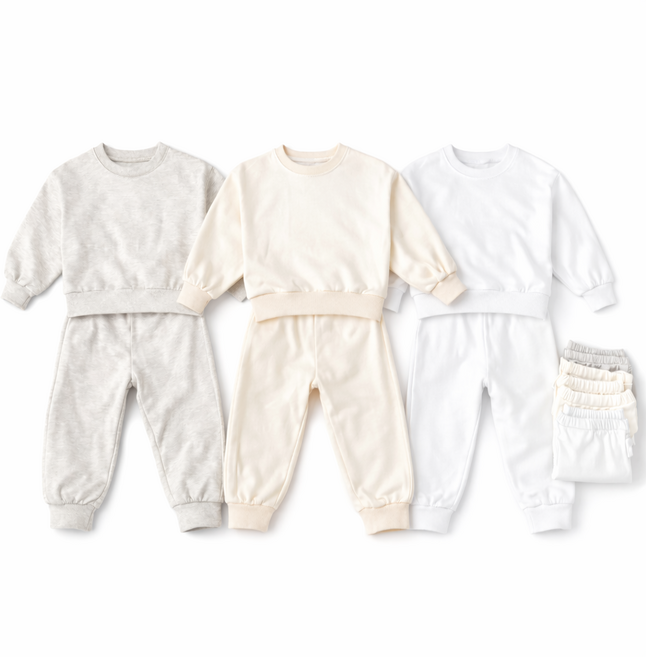 리노아 아동복 무지 상하의 세트