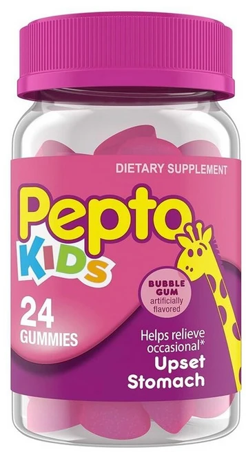 Pepto 아동용 젤리 가끔 발생하는 위장 장애 산성 소화 불량 신 위 및 속쓰림 완화 젤리 24개 122786, Pepto 아동용 젤리, 가끔 발생하는 위장 장애, 산, 1개 - 쿠팡