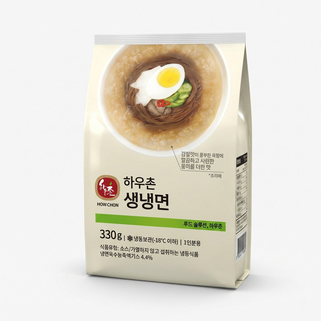 [당일출고] 하우촌 칡냉면육수 330g 30개입 1박스