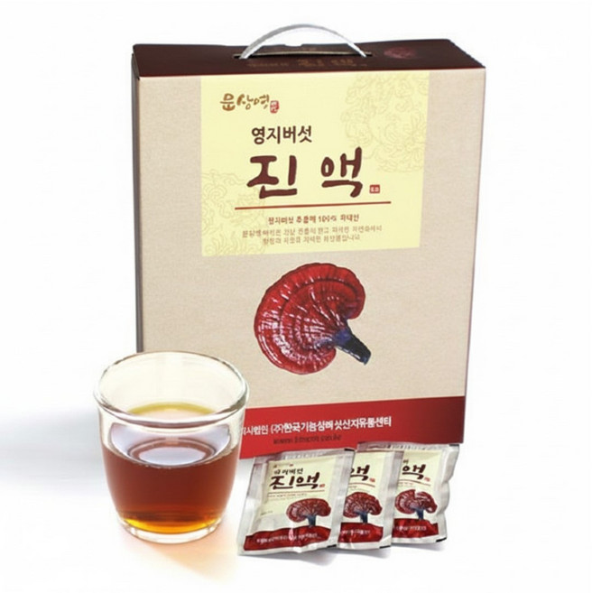[문상영 버섯]장흥 농장직송 영지버섯 진액, 100ml, 30개