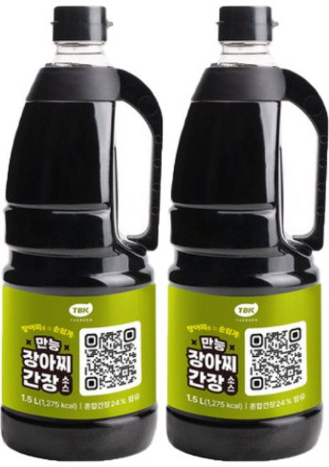 TBK 만능장아찌간장소스, 1.5L, 2개
